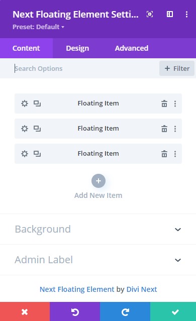 Floating Item